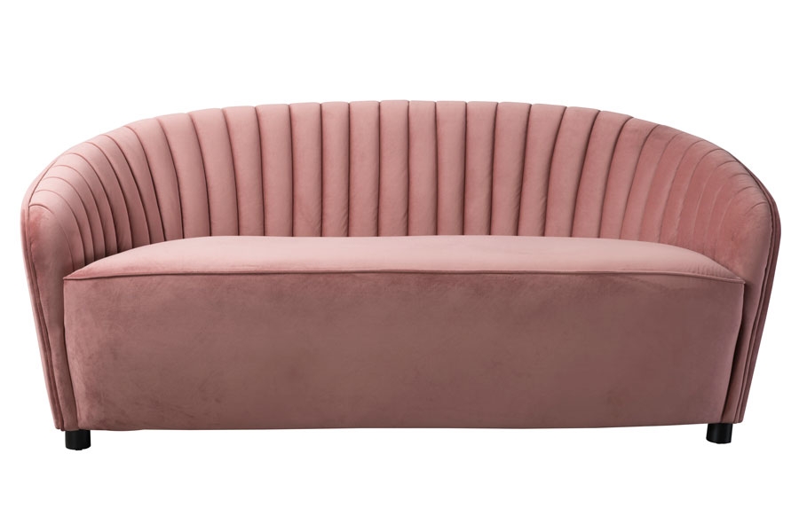 Alice Two Seat Sofa - Blush Pink