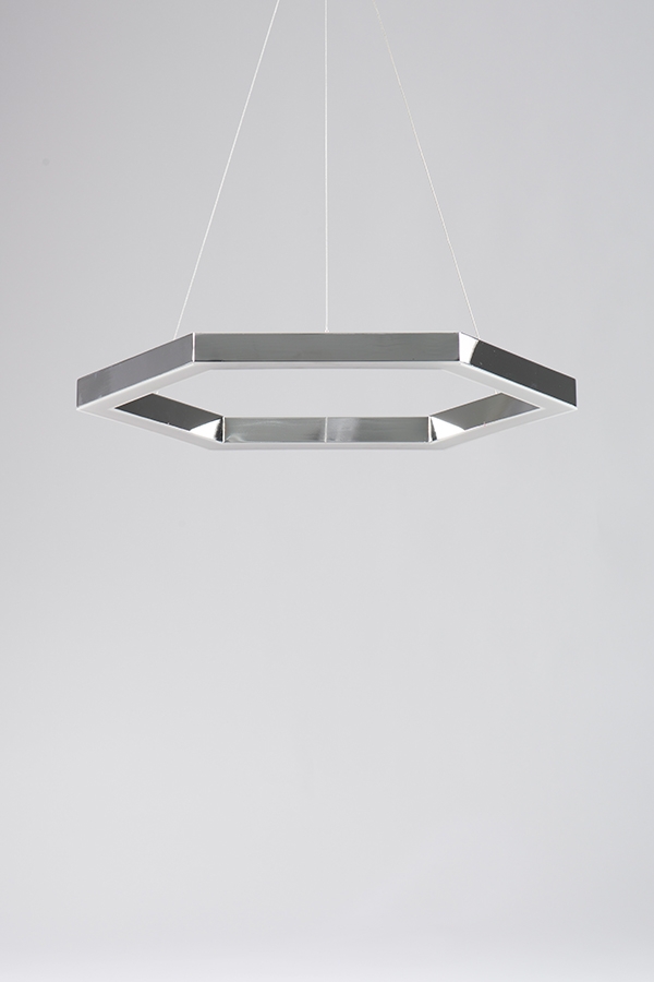 Image of Alveare Chrome LED Pendant Light