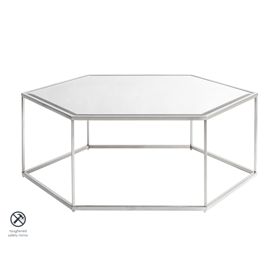 Image of Alveare Silver Coffee Table