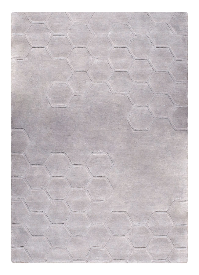 Alveare Silver Rug