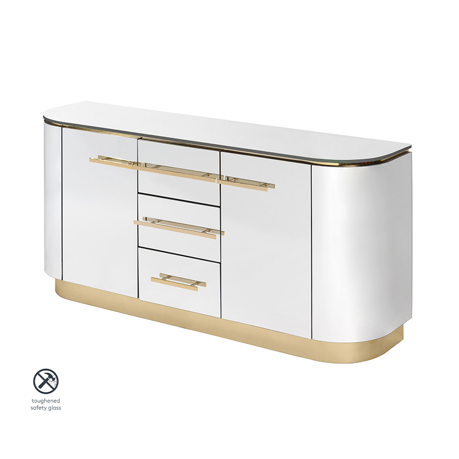 Image of Anastasia Sideboard with Brass Details