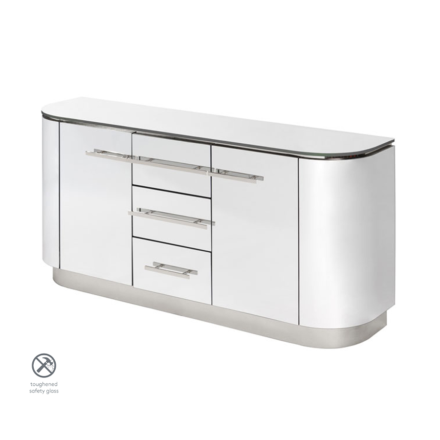 Image of Anastasia Sideboard with Chrome Details