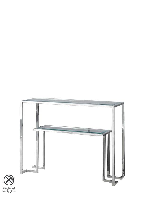 Image of Anta Silver Console Table