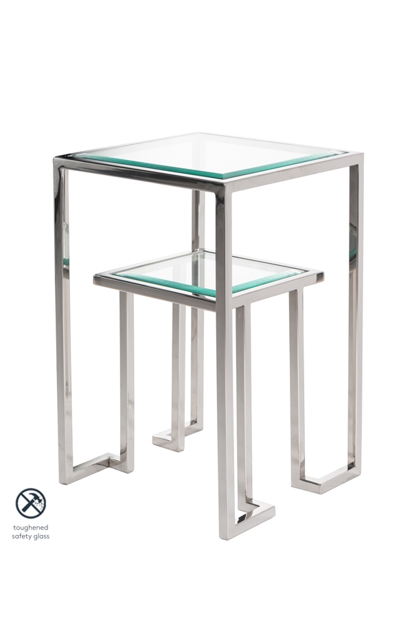 Image of Anta Silver Side Table