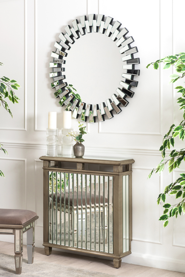 Image of Antoinette Small Mirrored Radiator Cover
