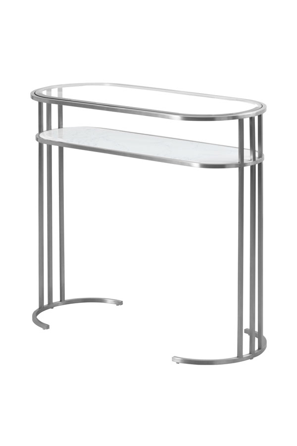 Aria Console Table Silver