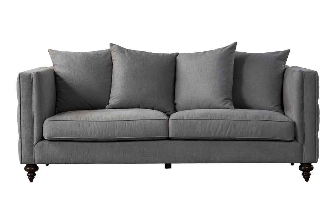 Ascot Three Seat Sofa – Flint Grey