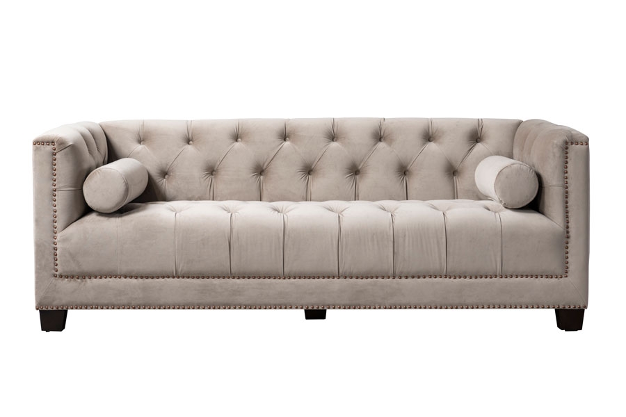 Image of Bankes Three Seat Sofa - Taupe