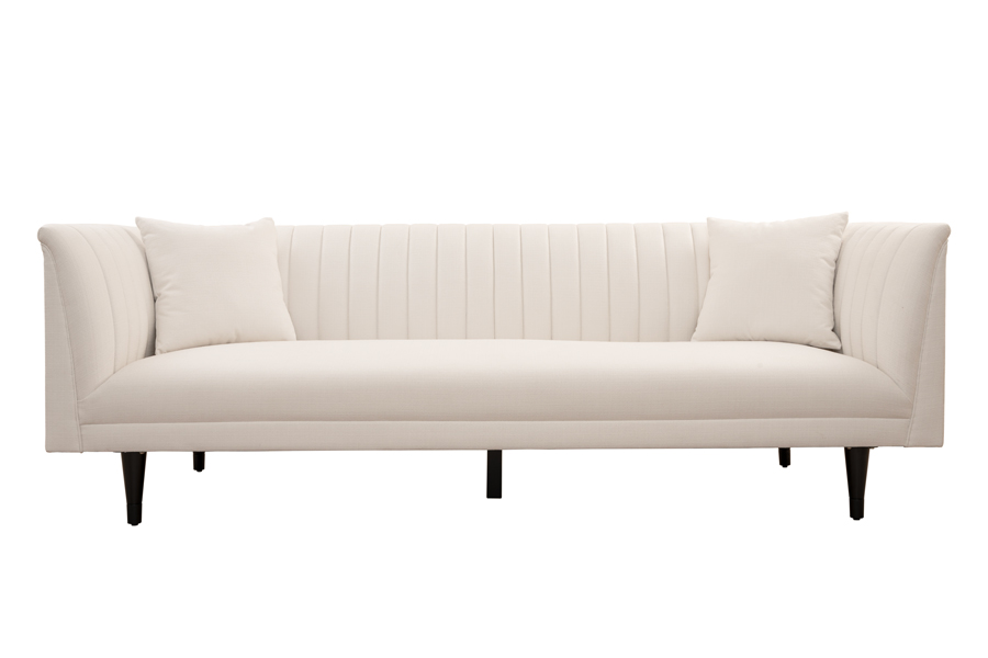 Baxter Three Seat Sofa – Ivory