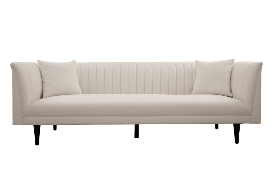 Baxter Three Seat Sofa – Parchment