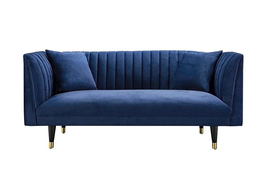 Image of Baxter Two Seat Sofa - Navy Blue