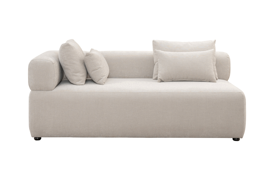 Beck Left Hand Chaise Longue – Parchment