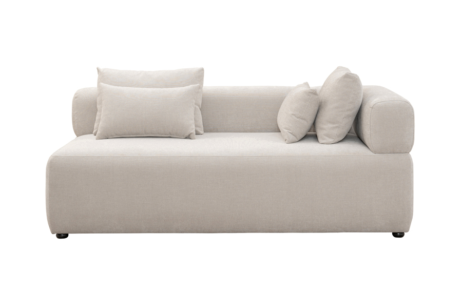 Beck Right Hand Chaise Longue – Parchment