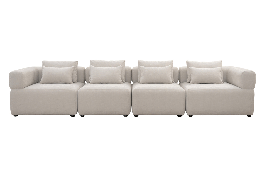 Beck Four Seat Sofa – Parchment