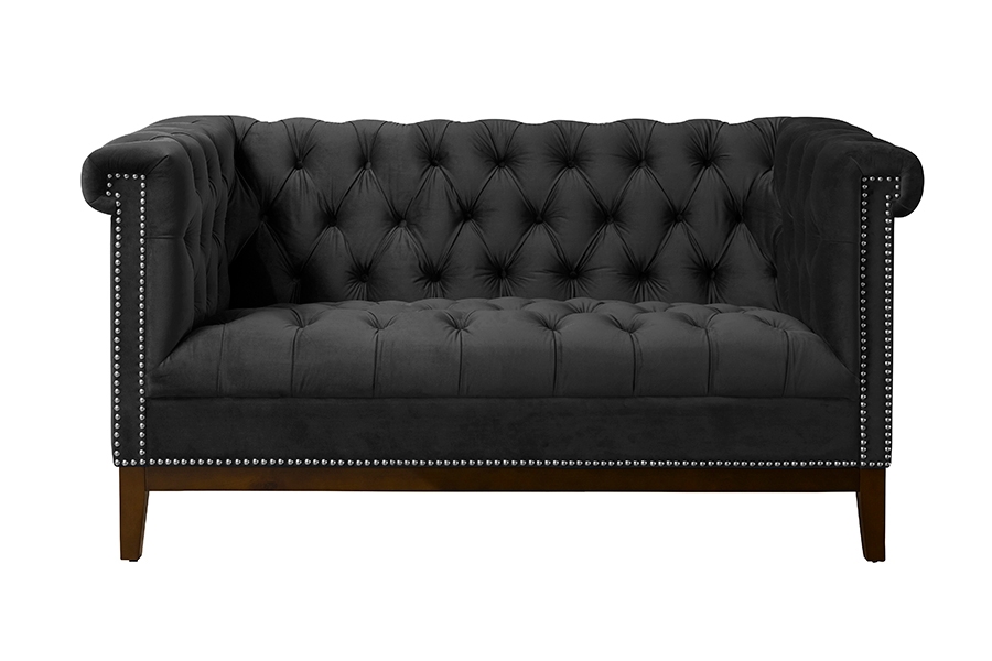 Bergmann Two Seat Sofa - Black