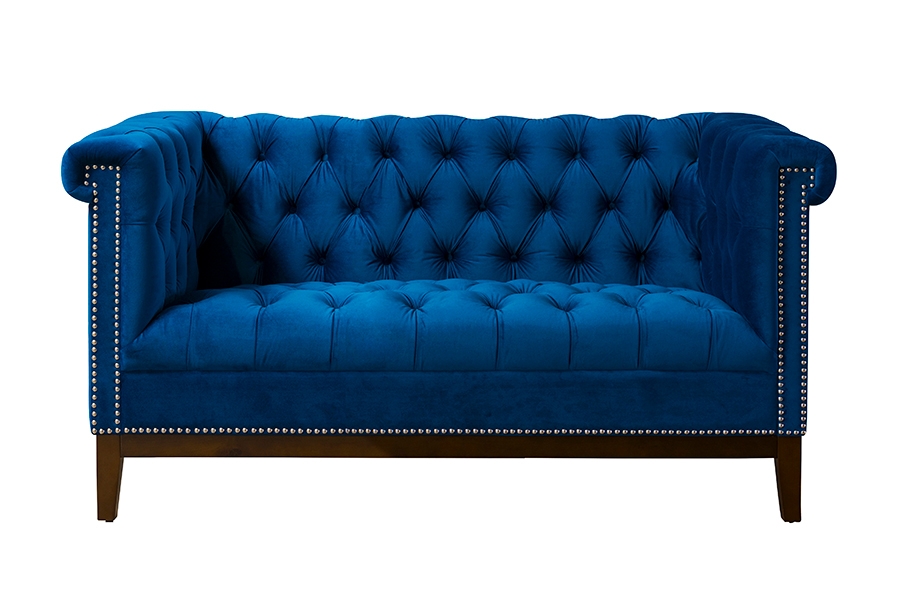 Bergmann Two Seat Sofa - Navy Blue