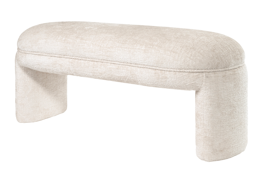 Bolo Bench – Light Taupe Chenille