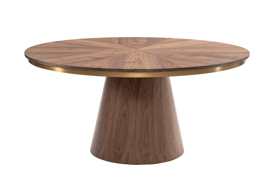 Image of Brewster 6-8 Seat Walnut Dining Table