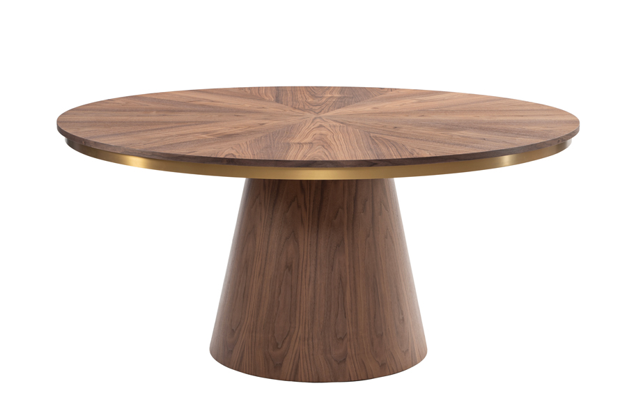 Brewster 6-8 Seat Walnut Dining Table