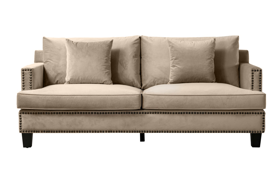 Image of Brunswick Three Seat Sofa - Taupe