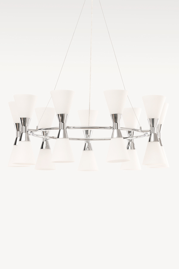 Image of Camille Chandelier Chrome