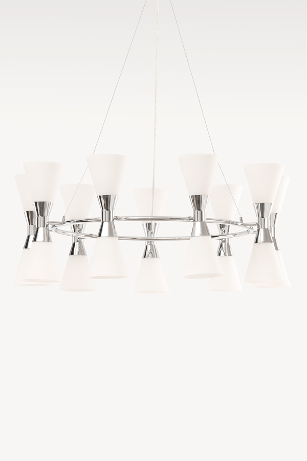 Camille Chandelier Chrome