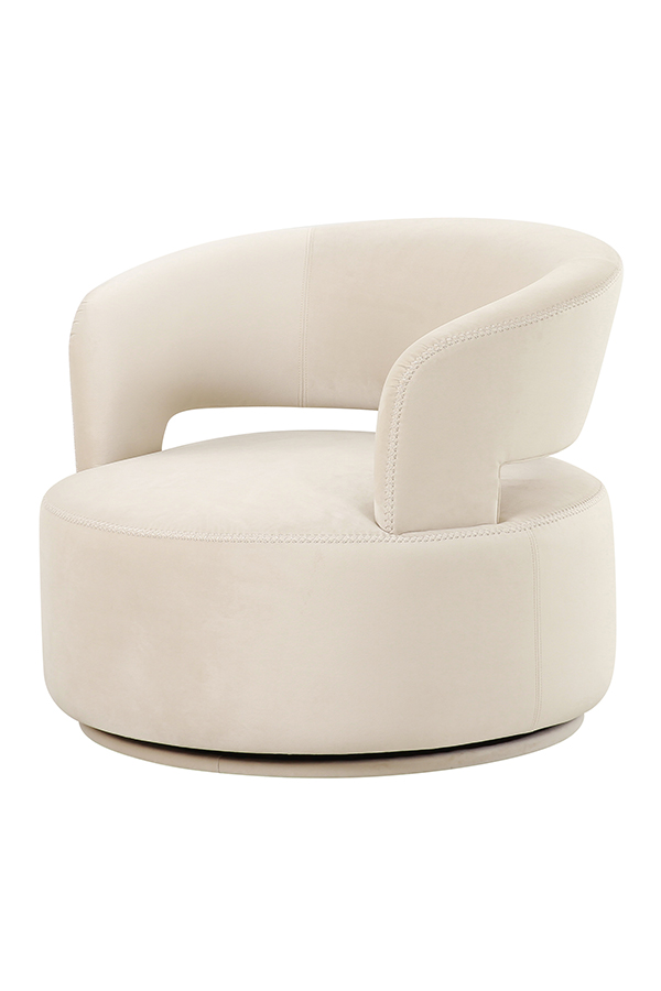 Carlton Swivel Armchair – Chalk