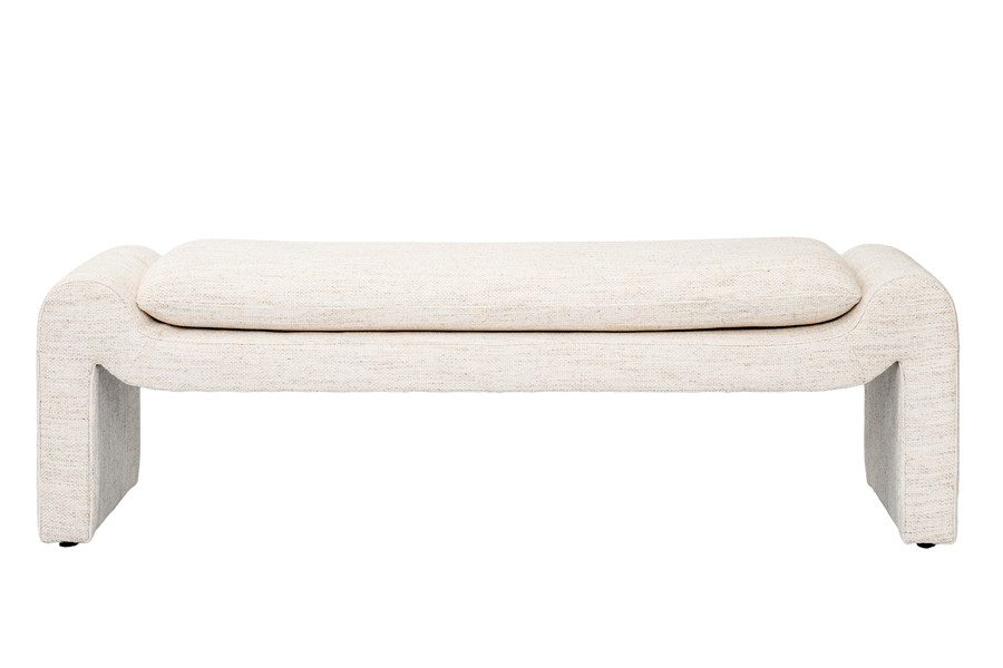 Chess Bench Natural Linen