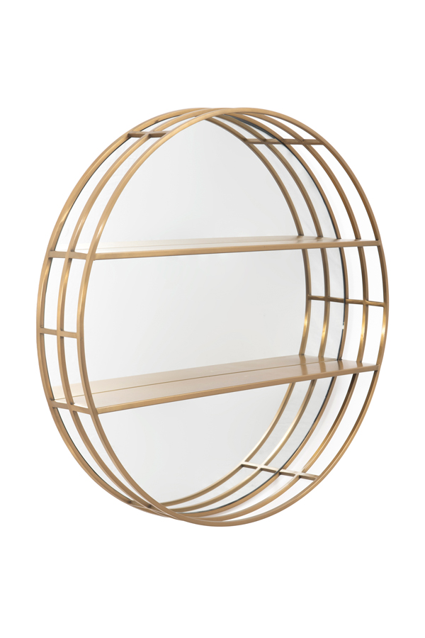 Clara Mirrored Wall Shelf