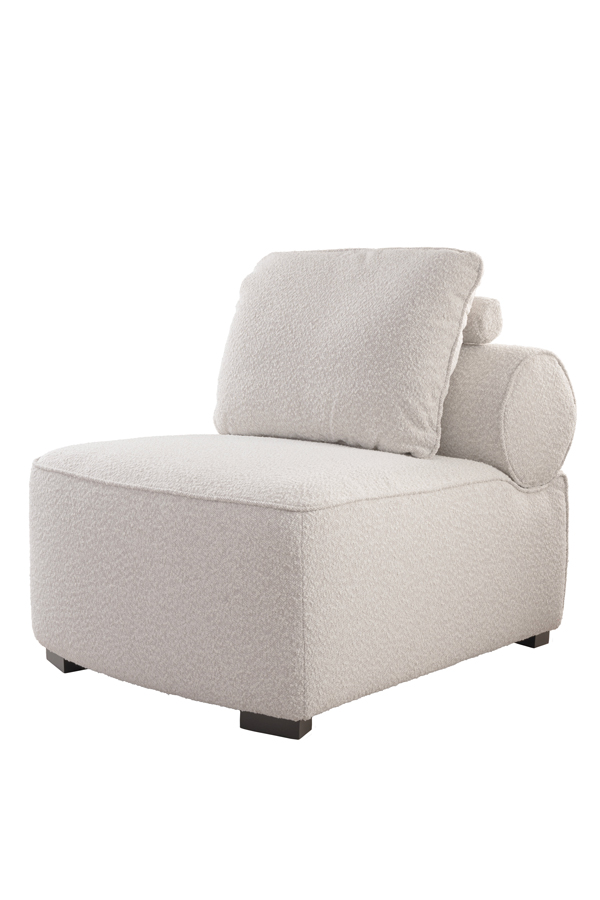Cleo Lounge Chair Taupe Boucle