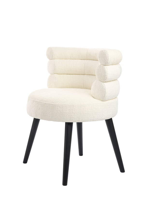 Cooper Dining Chair - Ivory Chenille