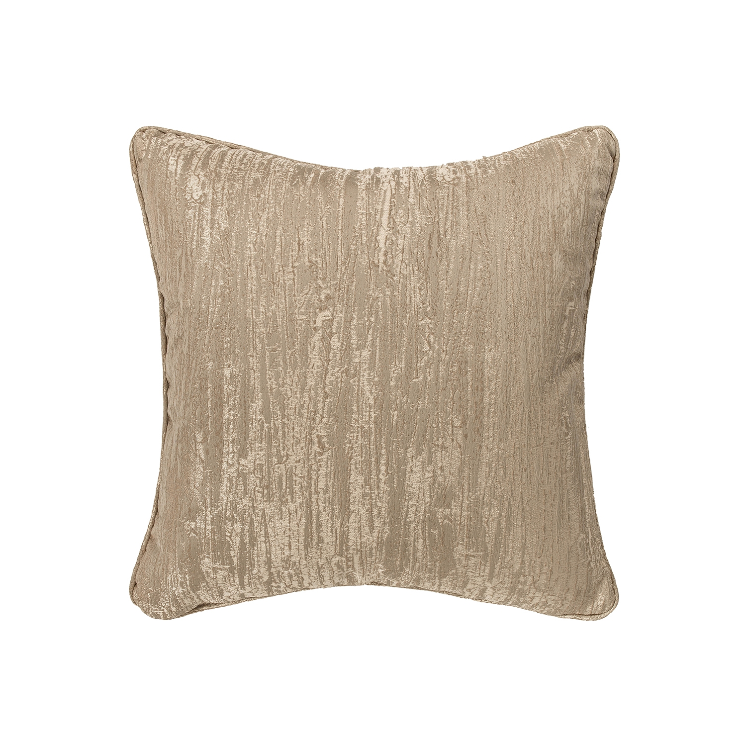 Taupe Bark Square Cushion