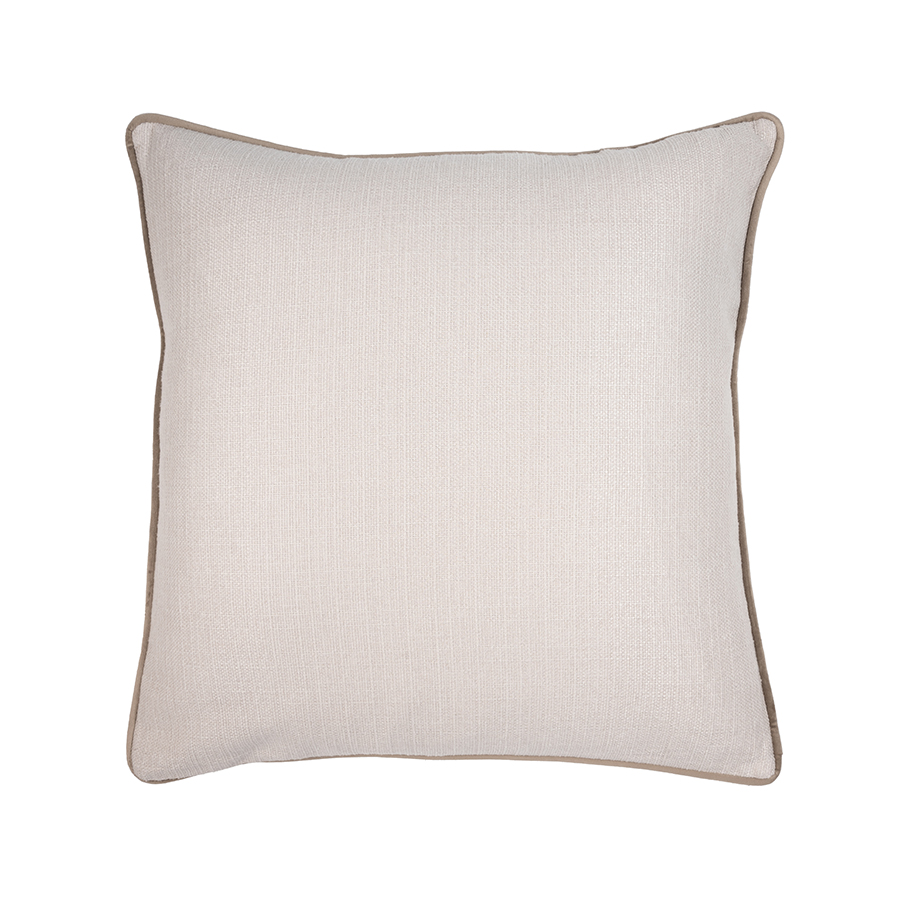 Taupe Double Sided Square Cushion