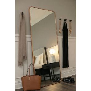 Alana Extra Large Leaning Mirror – Brass