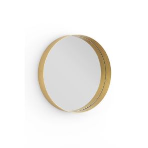 Alana Round Mirror – Brass