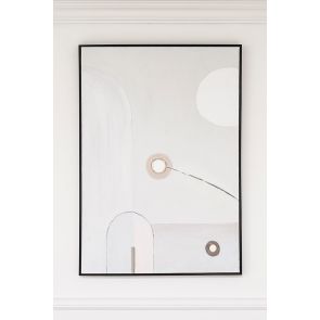 Muted Duet Zwei - Handgemalte Wandkunst