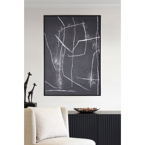 Structures Deux - Peinture murale artisanale