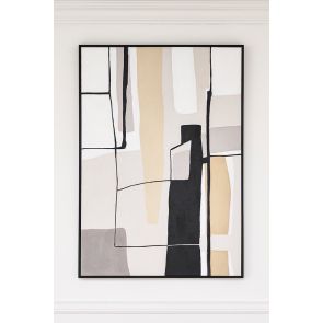 Brownstone Zwei - Handgemalte Wandkunst