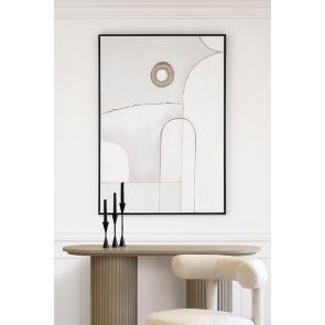 Muted Duet Eins - Handgemalte Wandkunst
