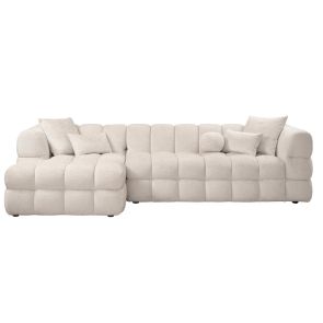 Berlin Hoekbank Linkerhoek Licht Taupe Chenille