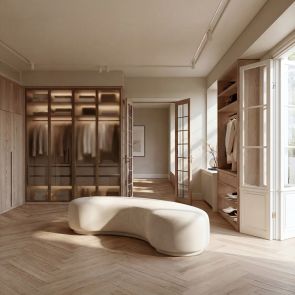 Carlton Pouf ottomano - Gesso