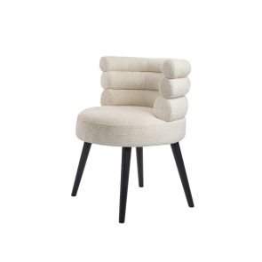 Cooper Eetkamerstoel Licht Taupe Chenille