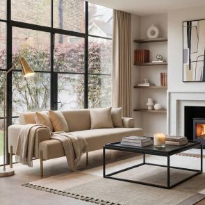 Duke Three Seat Sofa – Limestone