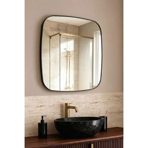 Emmerson Soft Square Mirror - Matt Black