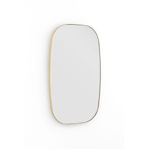 Emmerson Wall Mirror - Brushed Brass      
