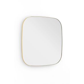 Emmerson Soft Square Mirror - Brushed Brass