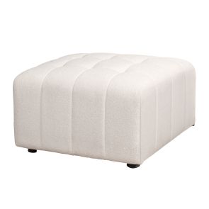 Essen Pouf ottomano - Avorio Ciniglia