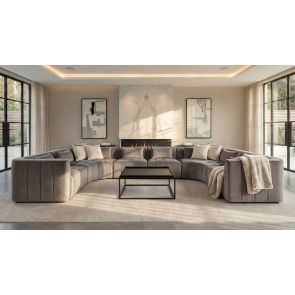 Essen Lounge Suite – Dove Grey