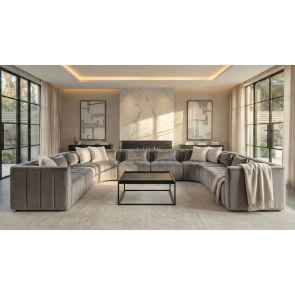 Essen Super Lounge Suite – Dove Grey 