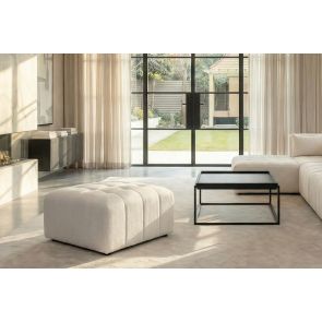 Essen Pouf ottomano - Avorio Ciniglia